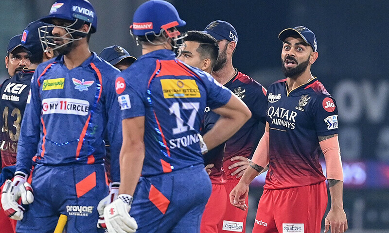 Fiery Kohli fined again after IPL post-match row