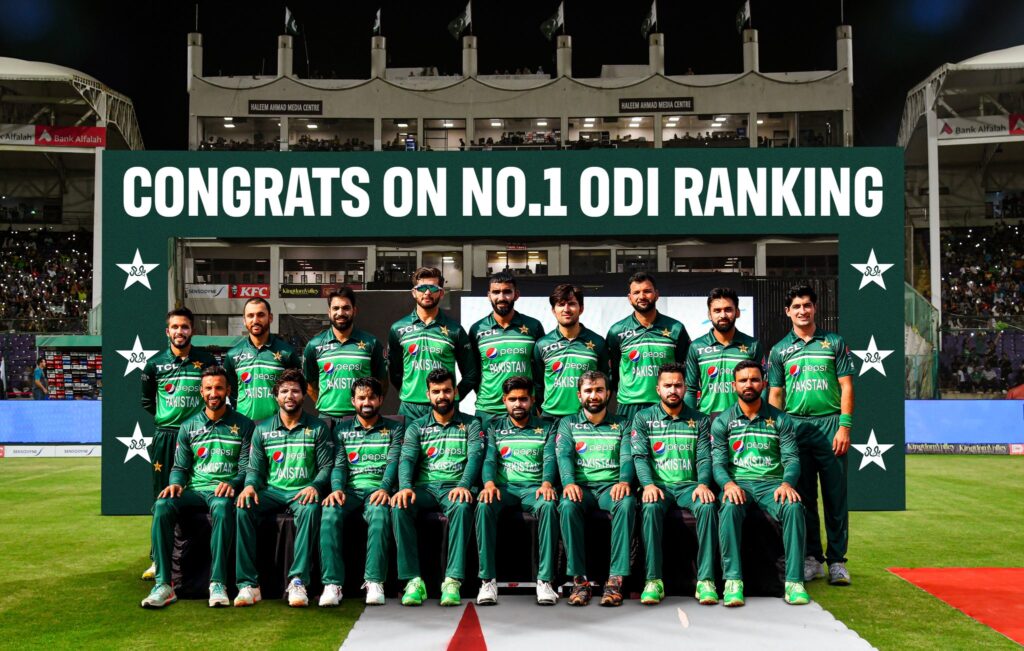 Pakistan Tops ICC ODI Rankings