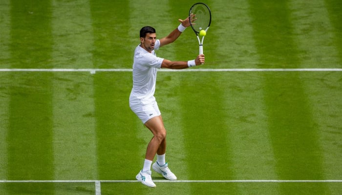 Novak Djokovic won his opening match at Wimbledon