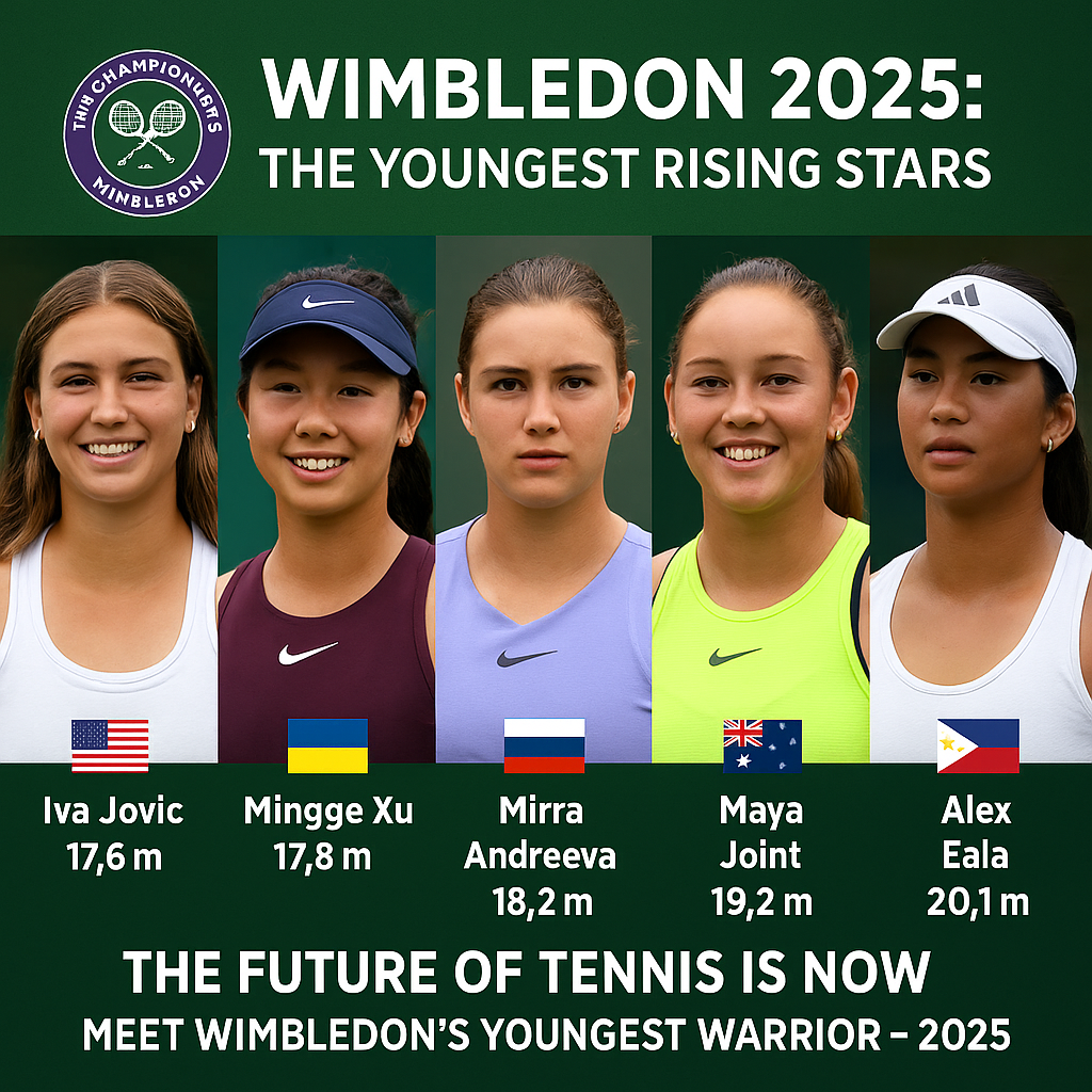 5 Youngest Women Competing at Wimbledon 2025