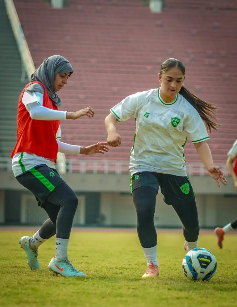 Pakistan women’s team training in Islamabad ahead of AFC Women’s Asian Cup Qualifiers