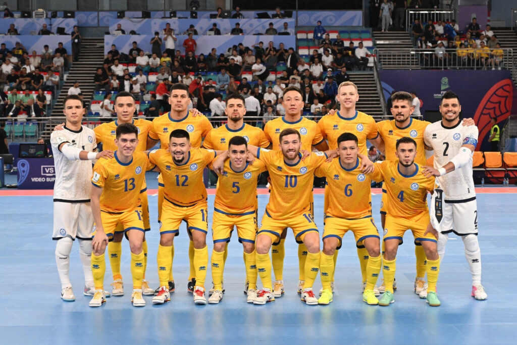 Kazakhstan’s national futsal team.